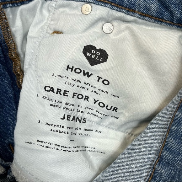 Madewell The Mid Rise Perfect Vintage Jean size 29 Distressing 10” rise - Picture 13 of 14